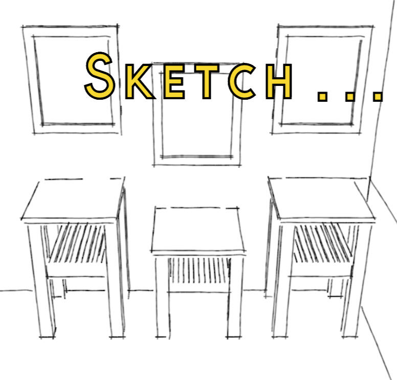 Bespoke furniture sketch